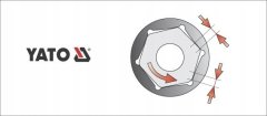 NASADNI KLJUČ 12 MM 3/8" 6K. DOLŽINA YATO
