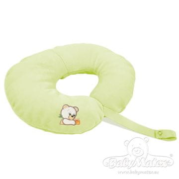 BabyMatex Pepi Green pozicijska blazina z medvedkom