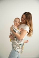 BabyMatex Odeja Vello 75x100 rumena/bela z vejicami