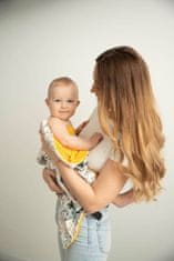 BabyMatex Odeja Vello 75x100 rumena/bela z vejicami