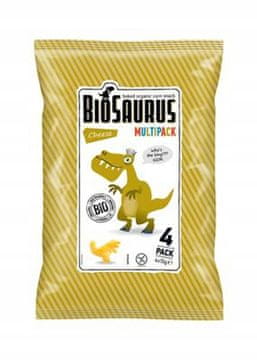 shumee Cibi BioSaurus koruzni čips s sirom 4x15g