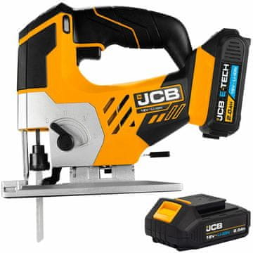 JCB Akumulatorska vbodna žaga 18V 2Ah + torba