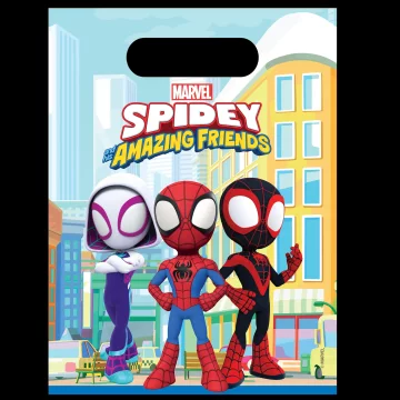 Procos Plastične vrečke Spidey 17x23 cm 6 kosov.