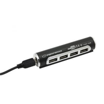 shumee ES266 USB 2.0 HUB 4 vrata EA115 aluminij