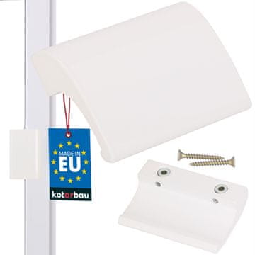 shumee xDe luxe mal RAL 9016 bel ročaj + vijaki