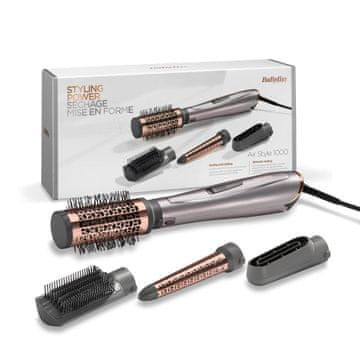 BaByliss BaByliss AS136E Air Style 1000 – vroča zračna krtača za lase 1000 W, 4 nastavki, ionska tehnologija