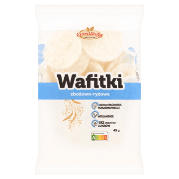 shumee Eurowafel kosmiči in riževi oblati 45 g