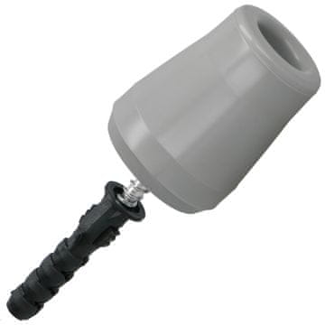 shumee Zapora za vrata, gumijasta, siva, 62 mm
