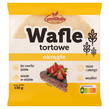 shumee Eurowafel okrogli oblati za torto 130 g