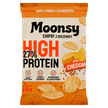 shumee Moonsy lečni čips z okusom čedarja 60 g