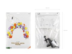 PartyDeco Okvir iz balona - Obok mize, 120-180 cm