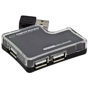 shumee ES268 USB 2.0 vozlišče s 4 vrati EA124