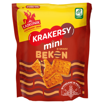 Lorenz Lajkonik mini krekerji s slanino 100 g