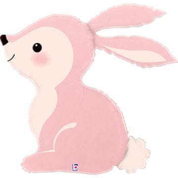 Grabo Folija balon Woodland Bunny roza 68 cm