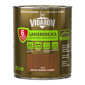 shumee Vidaron temno orehov lazura 750 ml L21