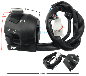 shumee Levo kombinirano stikalo za moped FR 2
