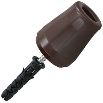 shumee Zapora za vrata iz gume, rjava, 62 mm