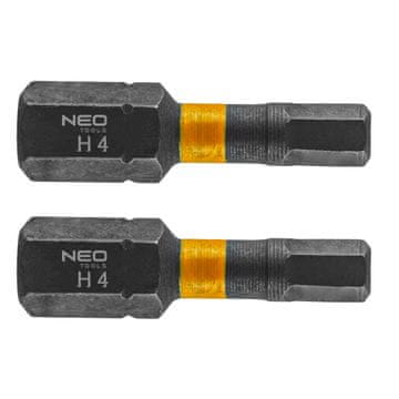 shumee Udarni nastavki HEX4 x 25 mm, 2 kosa.