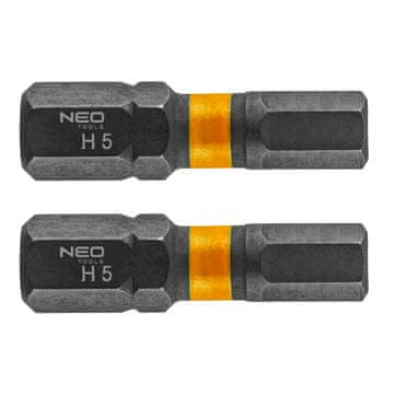 shumee Udarni nastavki HEX5 x 25 mm, 2 kosa.
