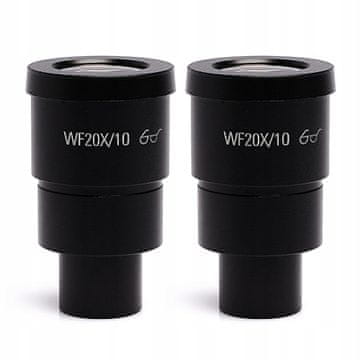 shumee Okular za mikroskop WF20X/10, 2 kosa.