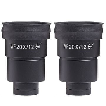 shumee Okular za mikroskop WF20X/12, 2 kosa.