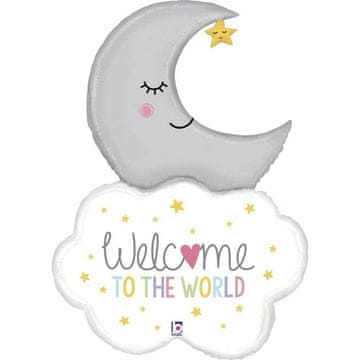 shumee Folija balon Welcome Baby Moon 107 cm