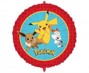 Amscan Folija balon Pokemon večbarven 46 cm