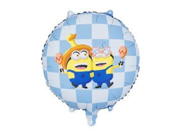 PartyDeco Folija balon Minion, pisan, 35x35 cm