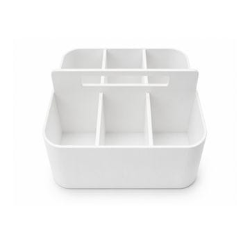 shumee Organizator s predali, bel, prenosen