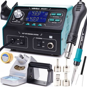 shumee Spajkalna postaja Yihua 992D+ 2 v 1