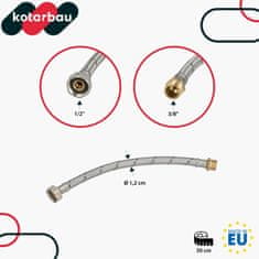 shumee Fleksibilen konektor 3/8” 1/2” ženski-moški 30 CM