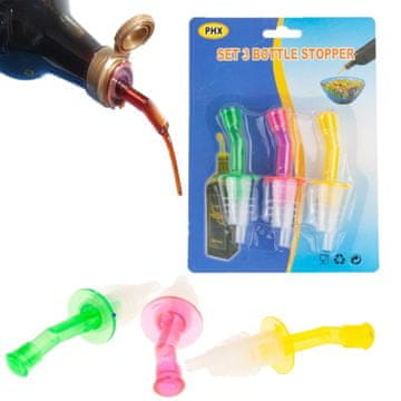 TOP GIFT TG56257 Dozirnik alkohola za pipo, komplet 3 barv