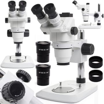 shumee Trinokularni stereo mikroskop 6,7x45x SZL6745T-B6