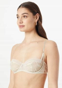 Calvin Klein Calvin Klein čipkast modrček bež 70B 0Z5D3_A* TIA