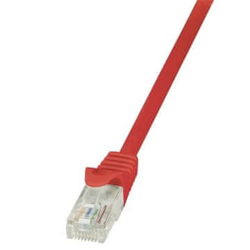 shumee LogiLink CP2084U CAT.6 U/UTP povezovalni kabel 7,5 m, rdeč