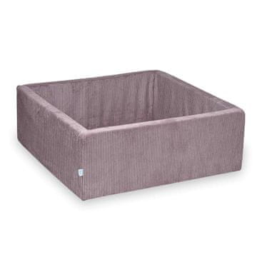 shumee Suh bazen 110x110x40 Corduroy Lavender brez žogic