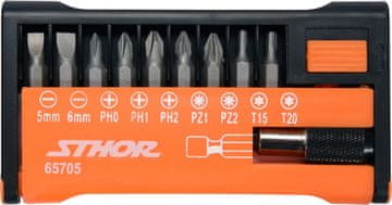 Sthor 10-delni komplet izvijačnih nastavkov 65705 sthor