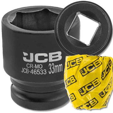 JCB JCB udarni nasadni ključ 3/4" 33 mm 6-kraki Cr-Mo