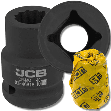 JCB JCB udarni nasadni ključ 3/4" 18 mm 12-koni Cr-Mo