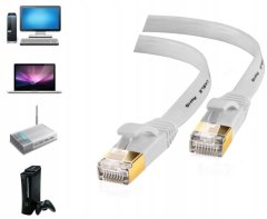 shumee LAN ethernet ploščati SFTP omrežni kabel CAT7 3 m