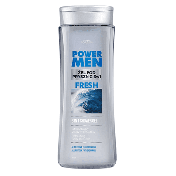 Joanna Joanna Power Men Fresh 3v1 gel za prhanje 300 ml