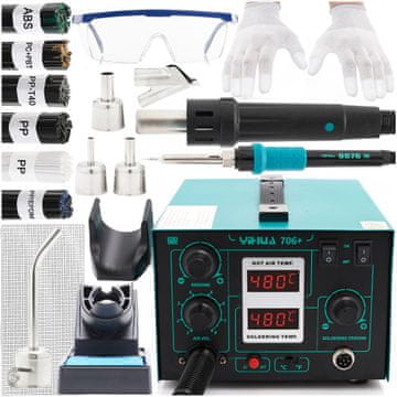 shumee Komplet spajkalne postaje Yihua 706+ KIT10 konic