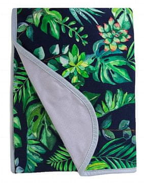 BabyMatex Bambusova odeja dvostranska 75x100 Bamboo Jungle