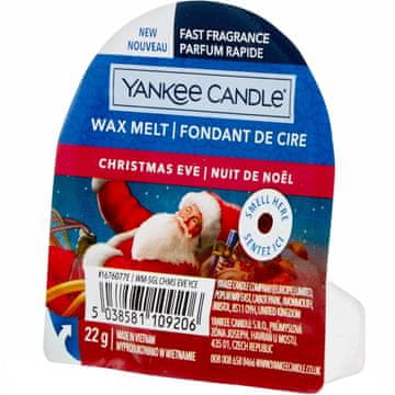 Yankee Candle Božična sveča Yankee - dišeči vosek se topi, nov