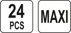 YATO Komplet 24 maksi nožastih varovalk YT-83140 yato