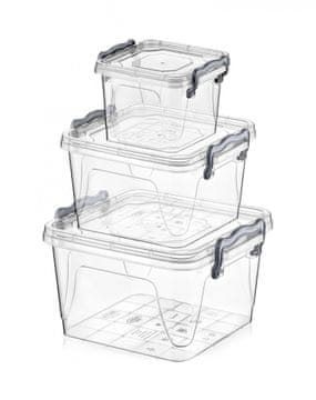TOP GIFT HOB021134 komplet 3 posod za shranjevanje hrane