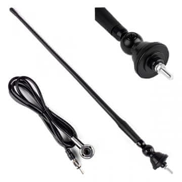 AMIO Avto antena 34 cm 5 mm adapter ANT02 amio-01049