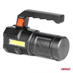 AMIO Polnilna svetilka 4LED + COB 1200mAh amio-03273