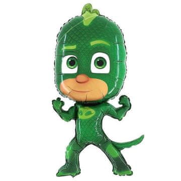 Grabo Folija balon - PJ Masks Gekko Greg Gekson zelen