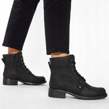 Clark's Clarks ženski gležnjarji črni usnjeni 36 3C3G6*